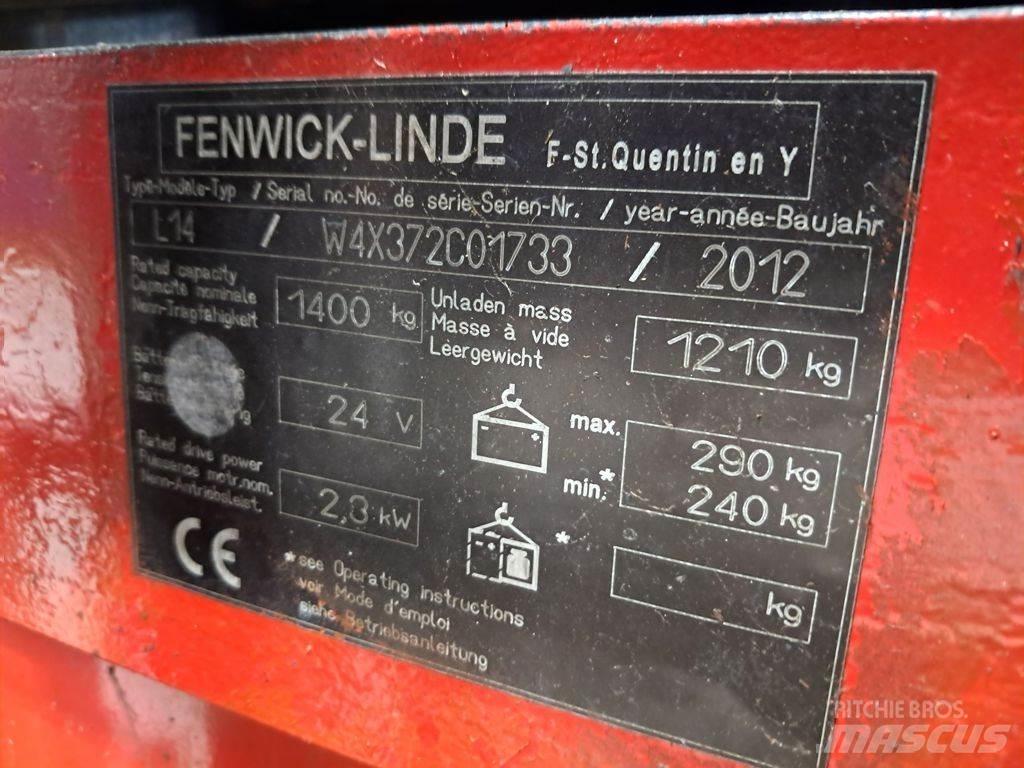 Linde L14 Ručni električni viličar