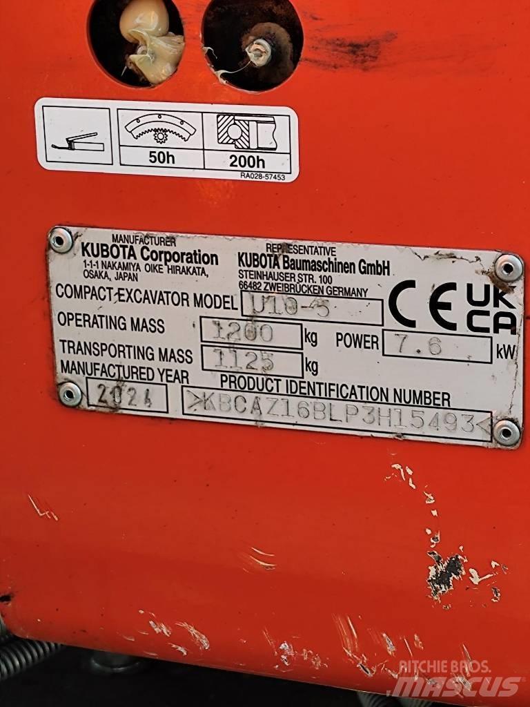 Kubota U 10 Mini bageri <7t