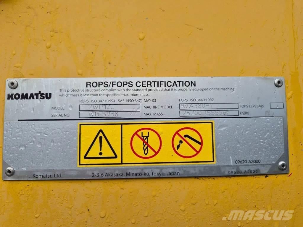 Komatsu WA 380 - 7 Utovarivači na kotačima