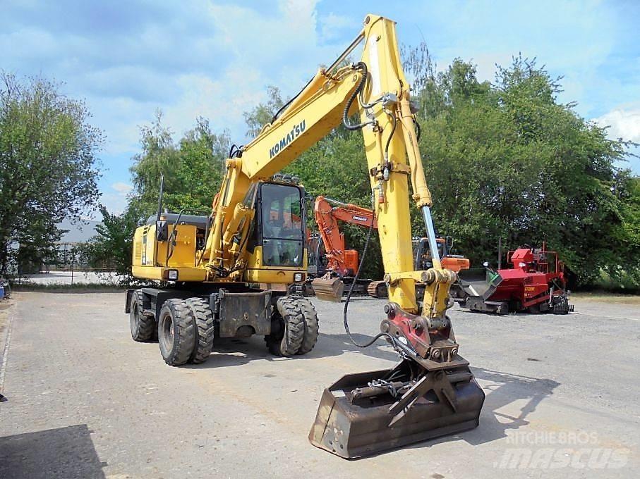 Komatsu PW 140-7 Bageri na kotačima
