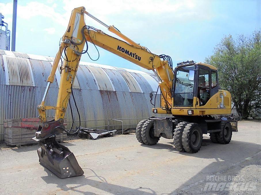 Komatsu PW 140-7 Bageri na kotačima