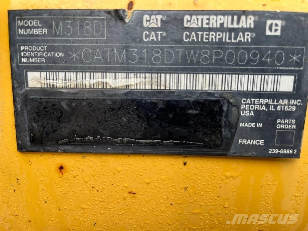 CAT M 318 D Bageri na kotačima