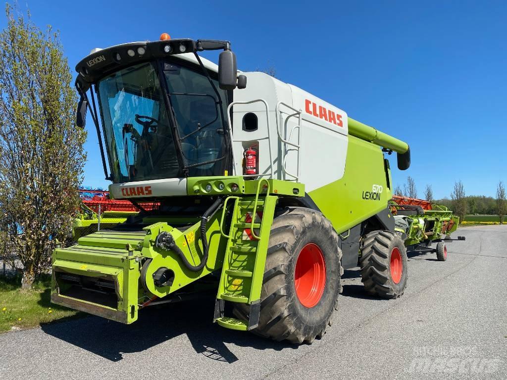 CLAAS Lexion 670 Kombajni
