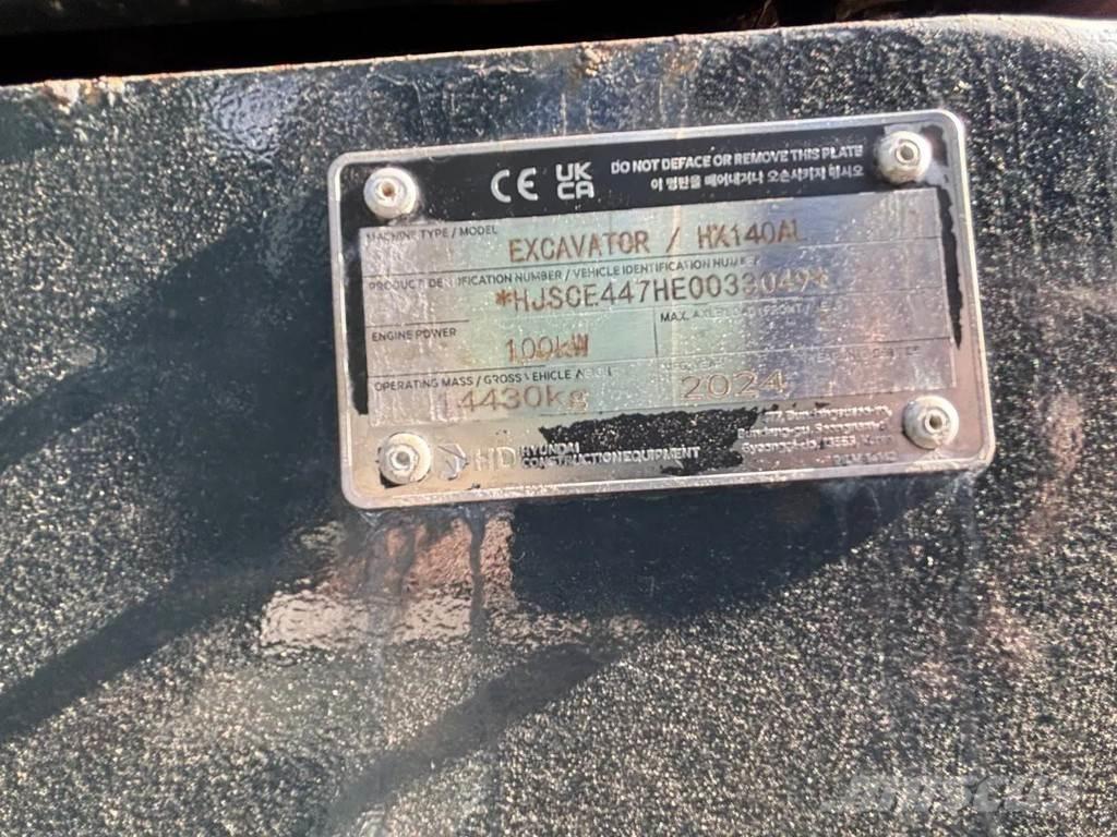 Hyundai HX140AL Bageri gusjeničari