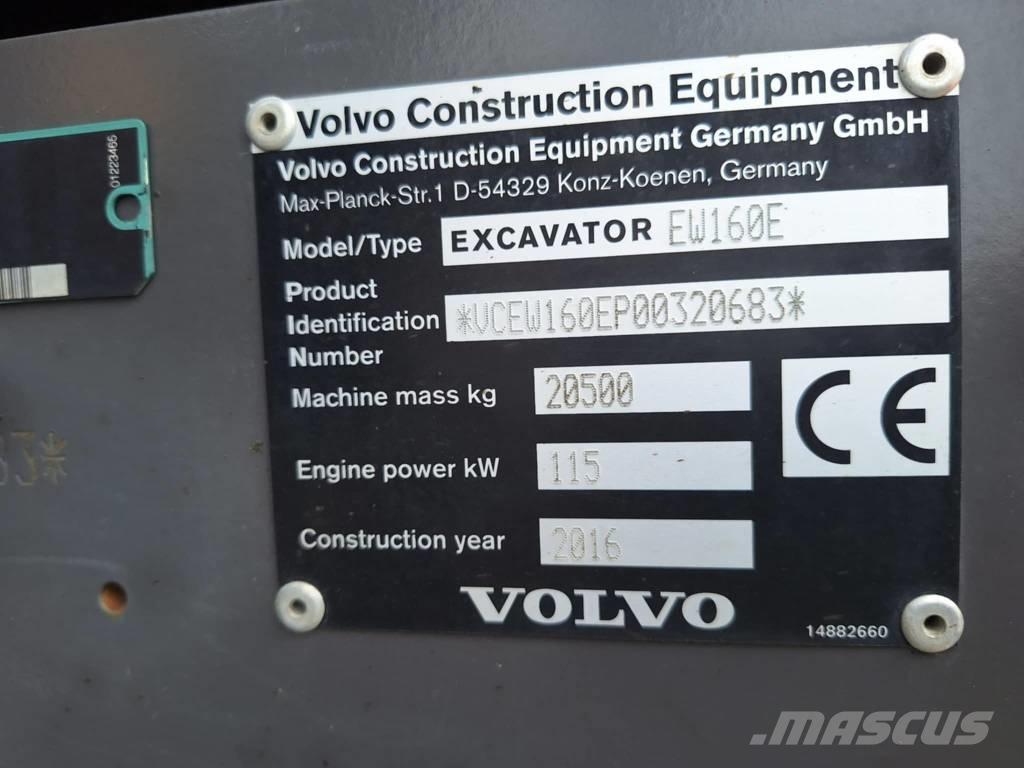 Volvo EW 160 E Bageri na kotačima