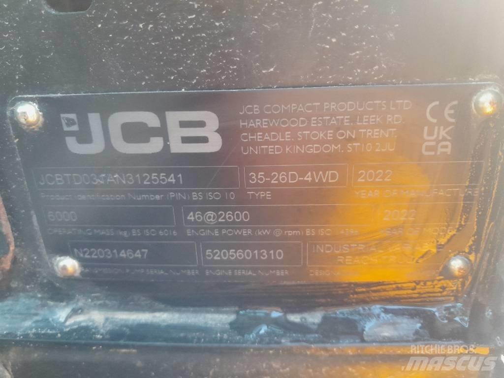 JCB 35-26D 4WD Dizelski viličari