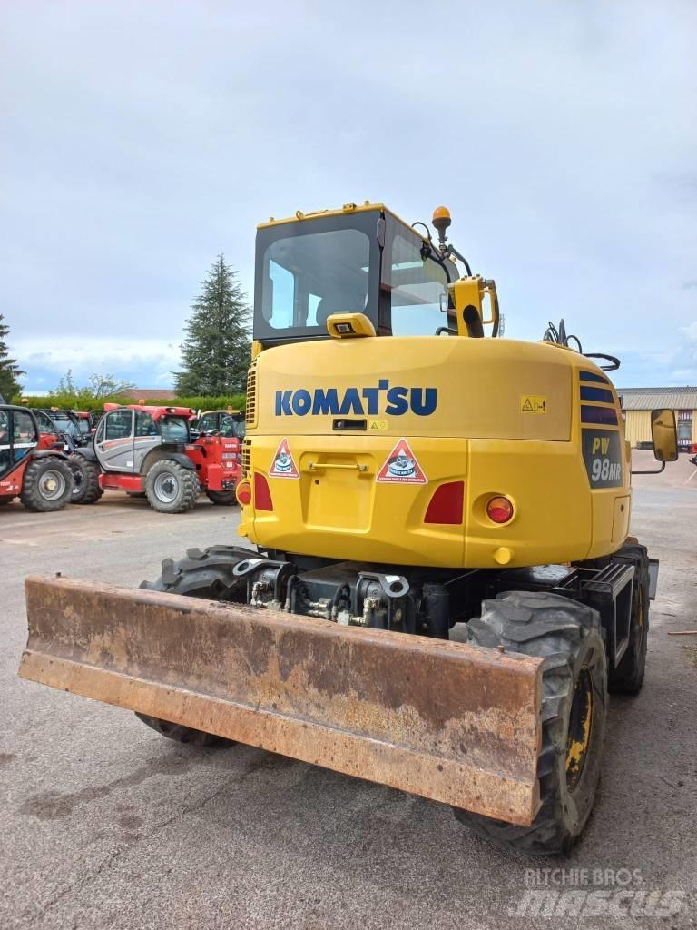 Komatsu PW 98 MR Bageri na kotačima