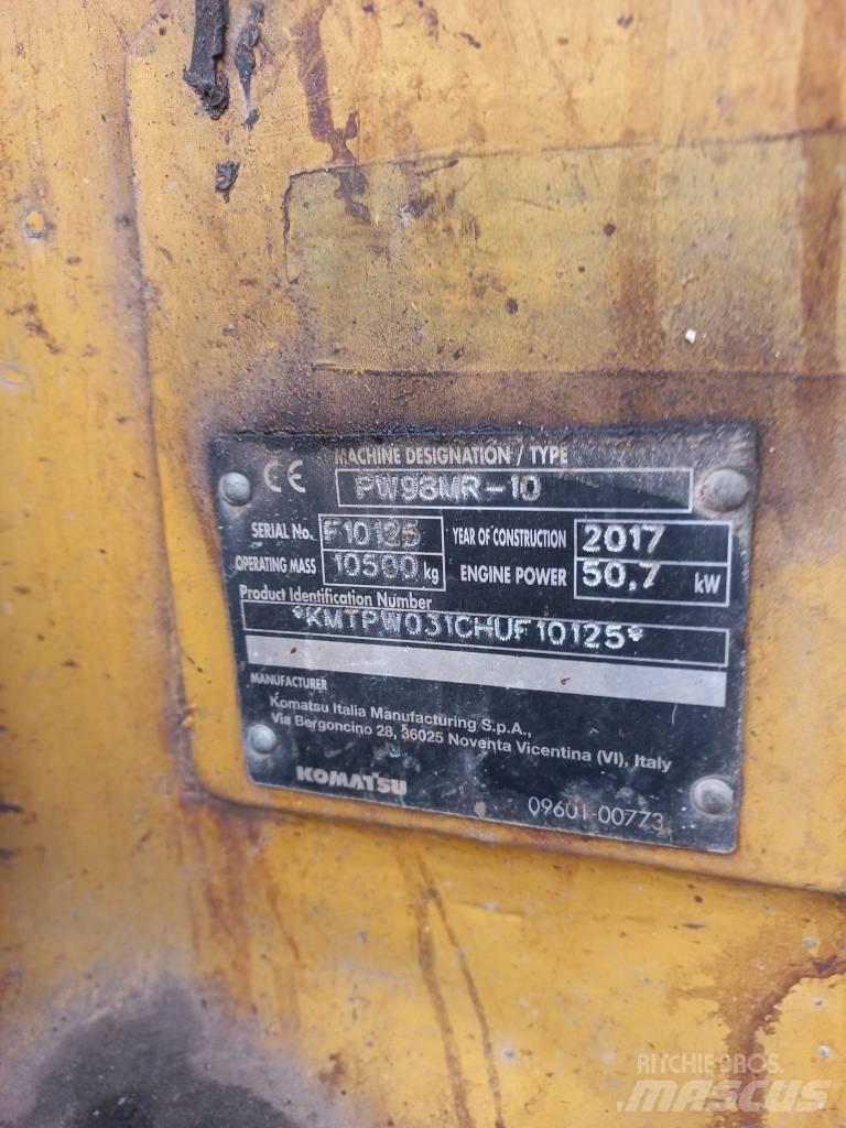Komatsu PW 98 MR Bageri na kotačima