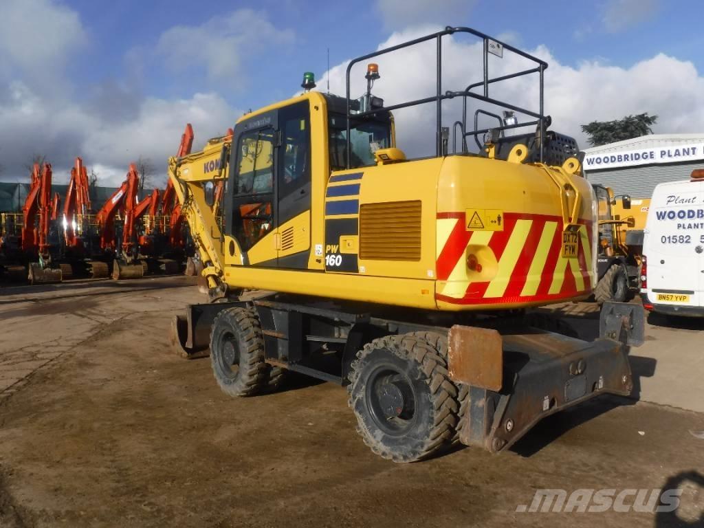 Komatsu PW 160-11 Bageri na kotačima