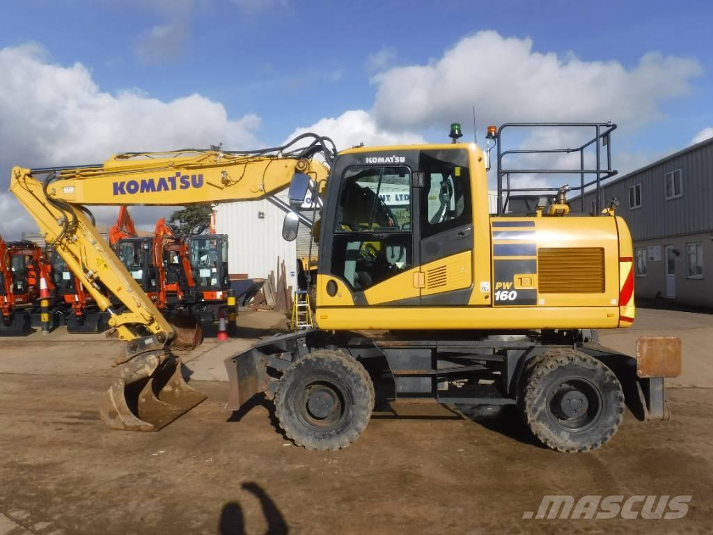 Komatsu PW 160-11 Bageri na kotačima