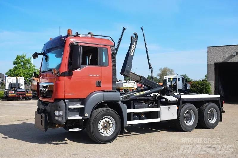 MAN TGS 33.440 Rol kiper kamioni s kukama za dizanje