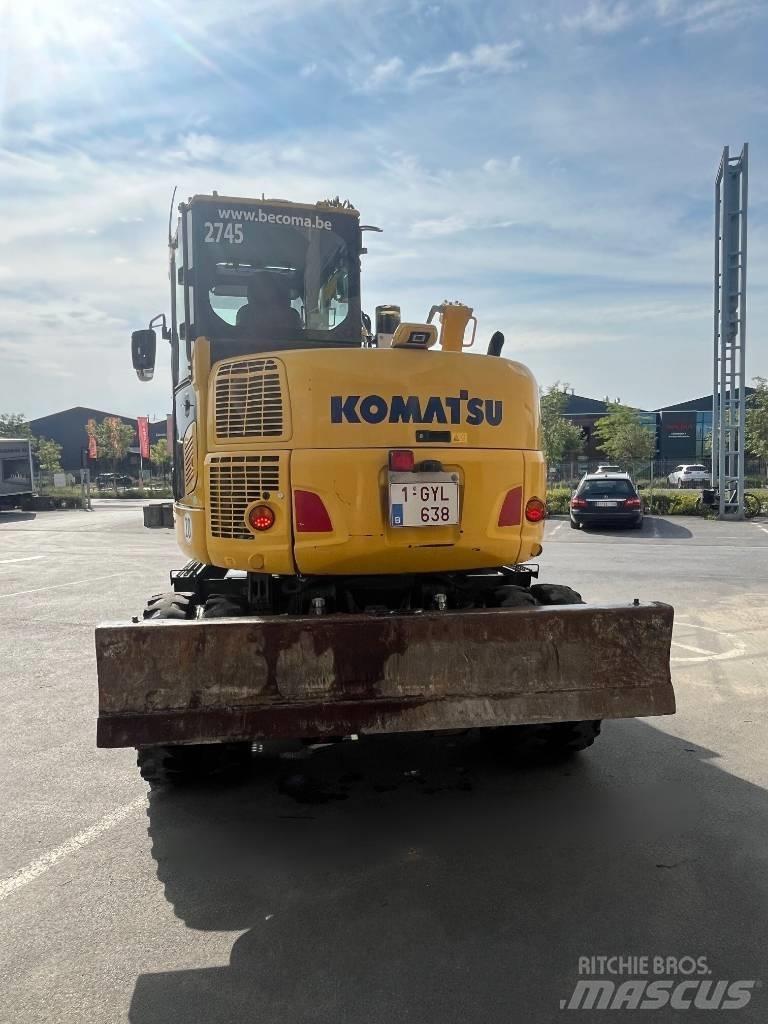 Komatsu PW98MR-10 Bageri na kotačima