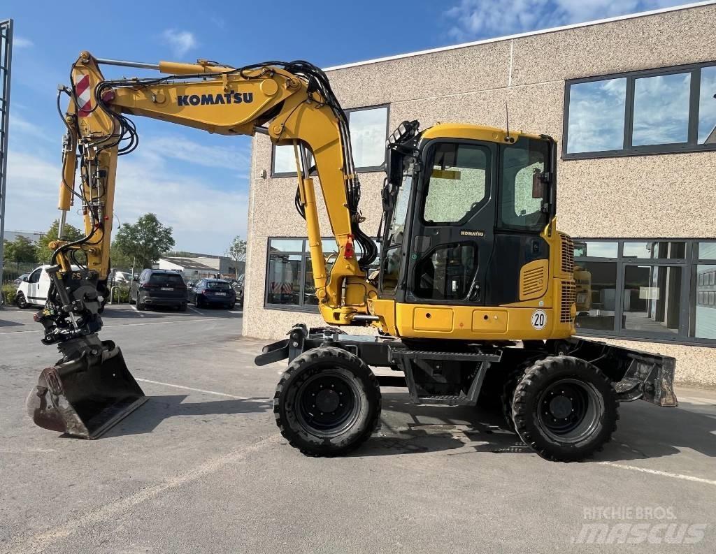 Komatsu PW98MR-10 Bageri na kotačima