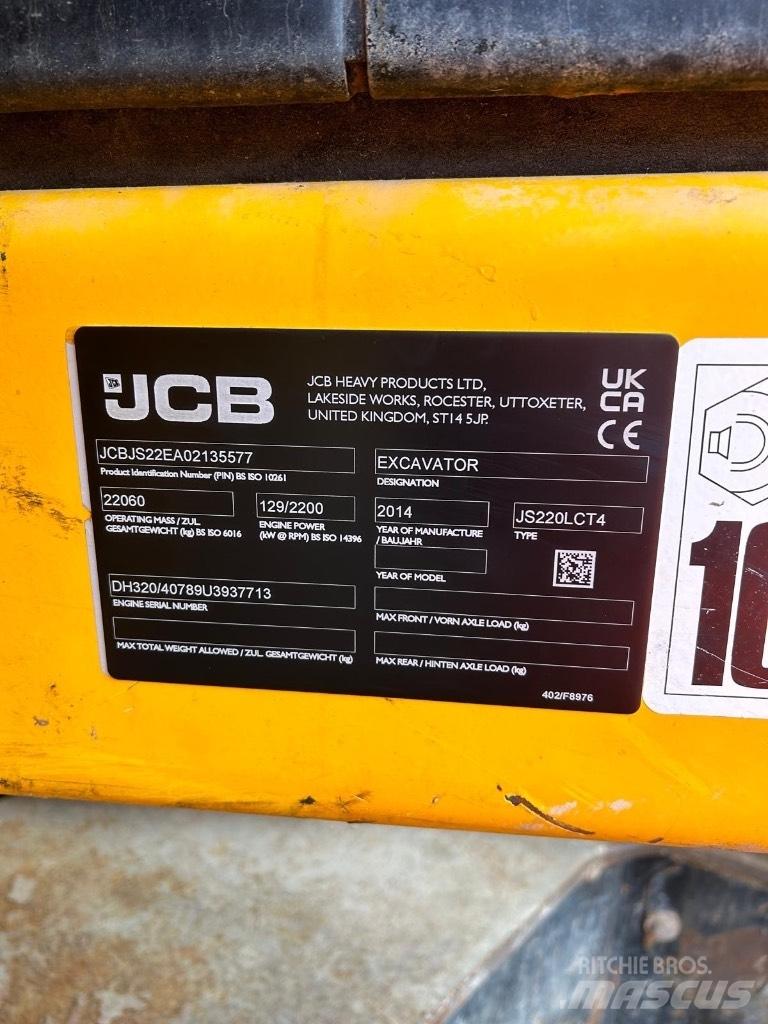 JCB JS 220 LC Bageri gusjeničari