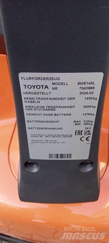 Toyota BT SWE145L Ručni električni viličar