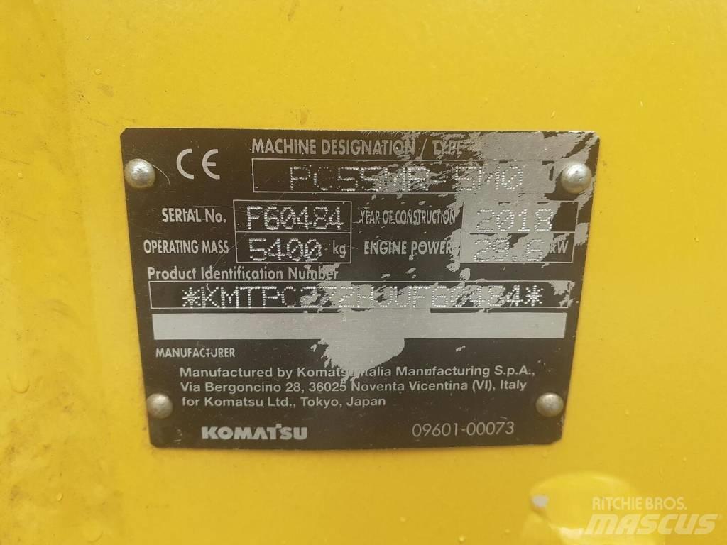 Komatsu PC 55 MR-5 Bageri gusjeničari
