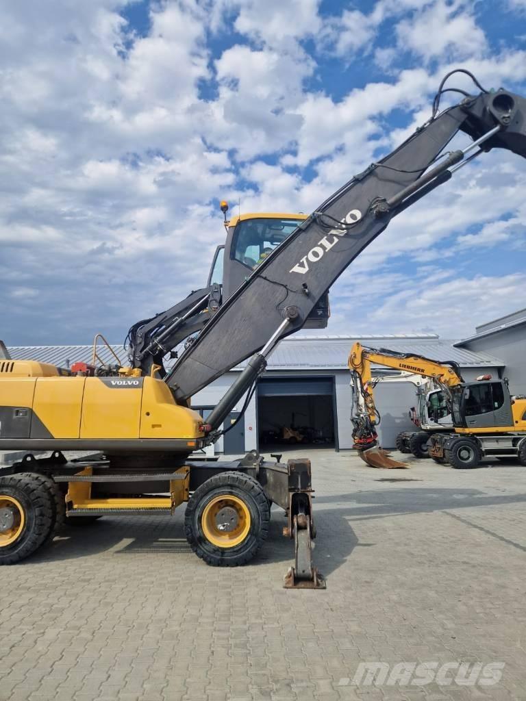 Volvo EW 210 D Bageri za manipuliranje materijalom / otpadom