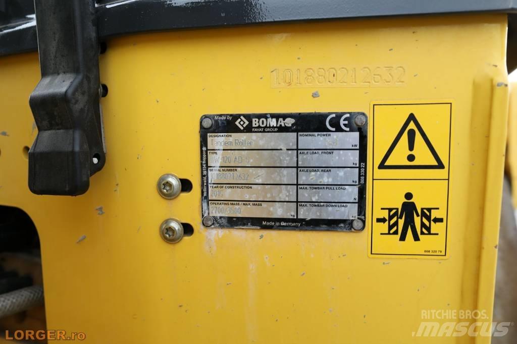 Bomag BW 120 AD-5 Valjci sa dvojnim bubnjem