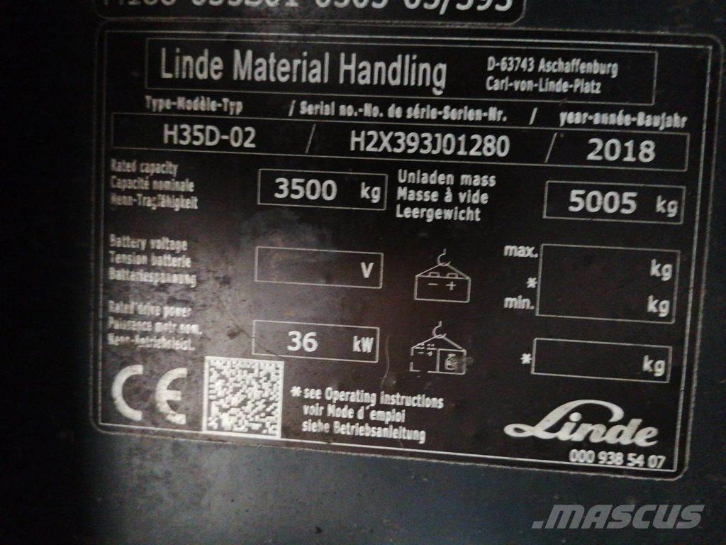 Linde H35D-02 Dizelski viličari