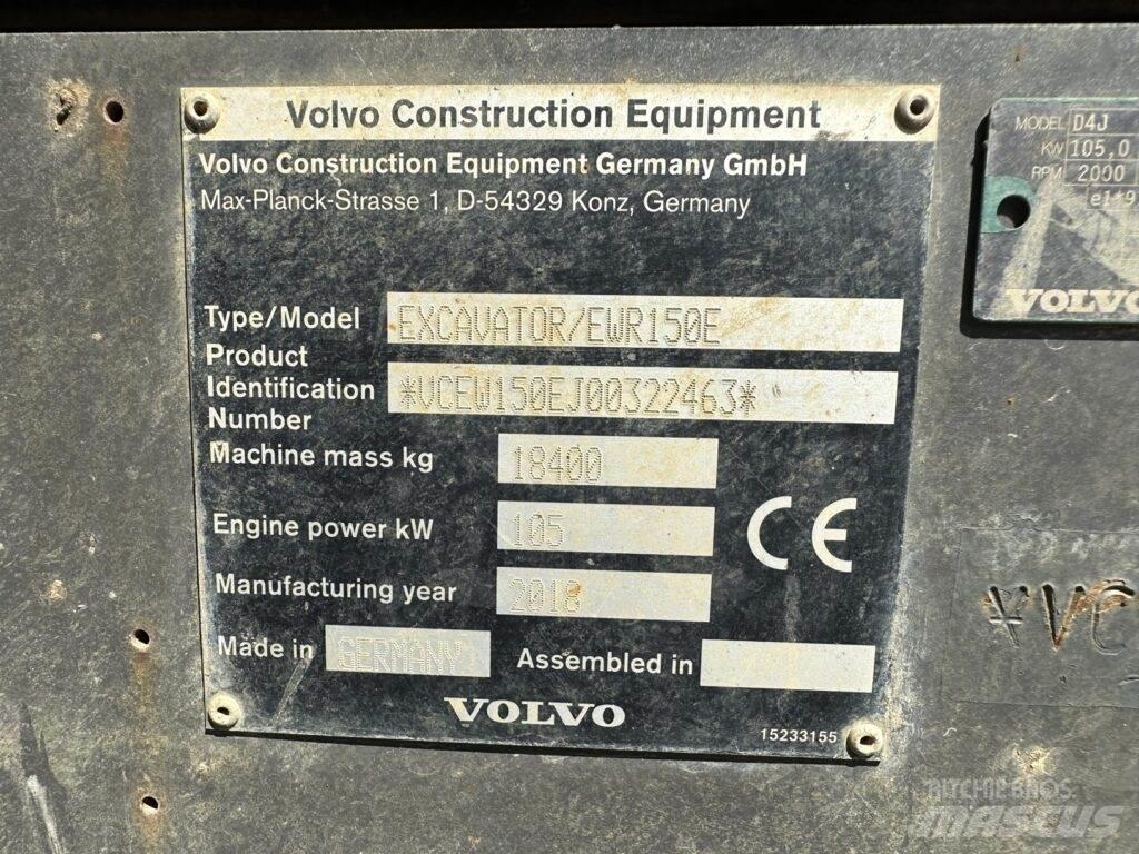 Volvo EWR150E Bageri na kotačima