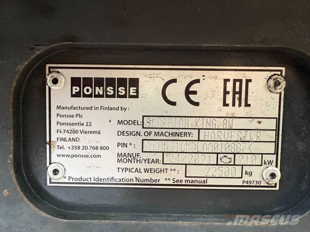Ponsse Scorpion King Harversteri