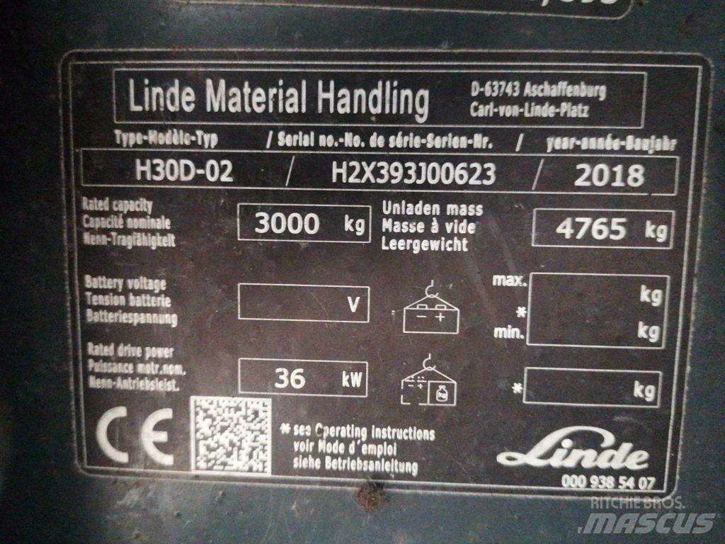 Linde H30D-02 Dizelski viličari