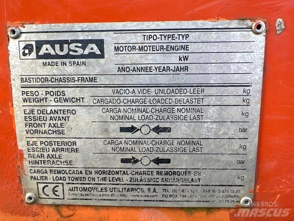 Ausa D600 AP Demperi za gradilišta