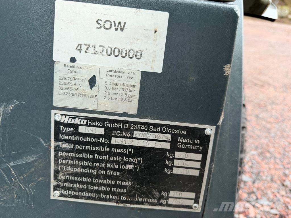 Hako Citymaster 1600 Strojevi za metenje