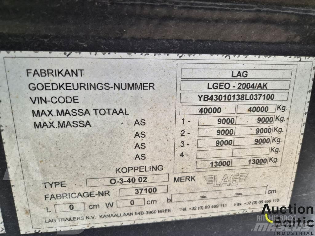 Wabco LAG Poluprikolice sa ceradom