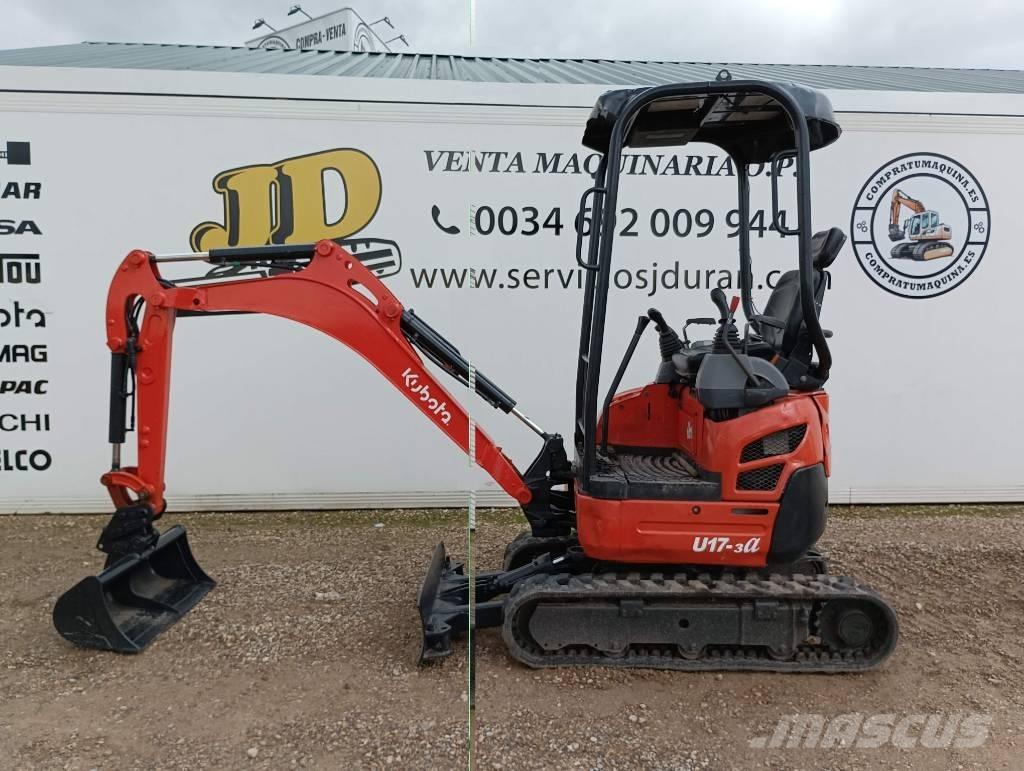 Kubota U 17-3A Mini bageri <7t