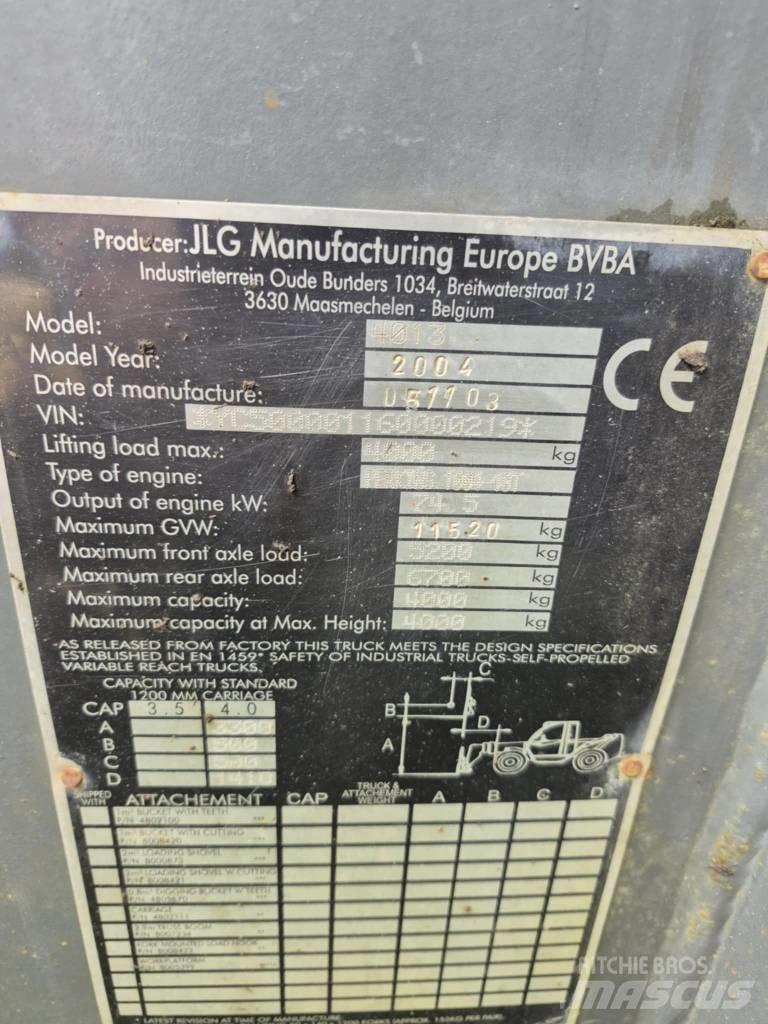 JLG 4013 Teleskopski utovarivači na kotačima