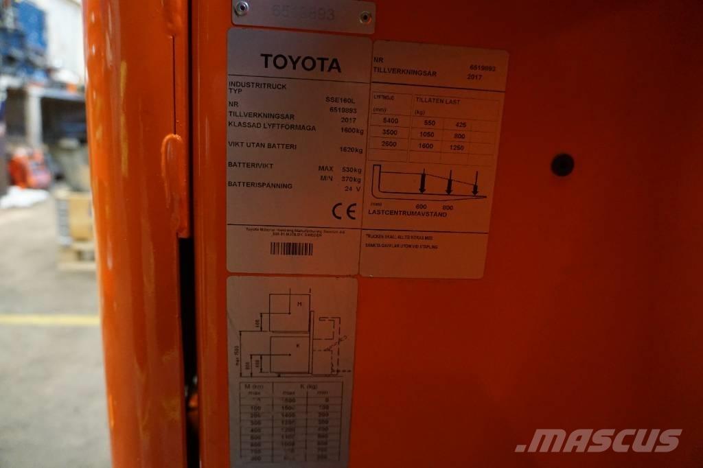 Toyota SSE160L Samopogonski ručni viličari