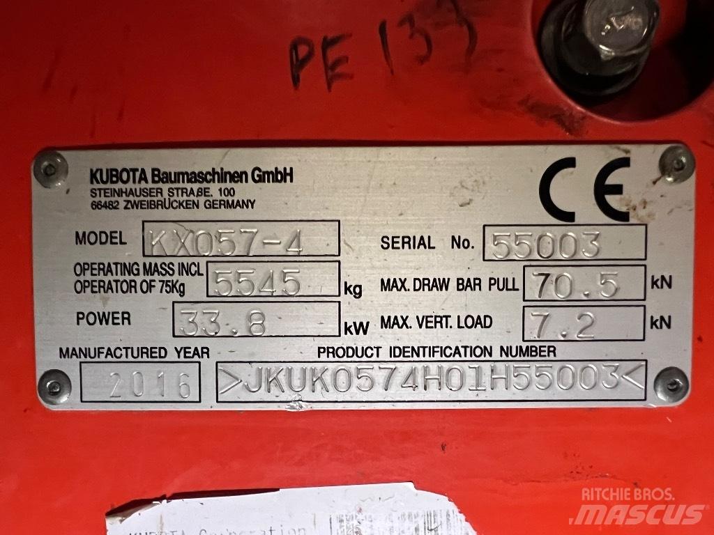 Kubota KX057 Mini bageri <7t