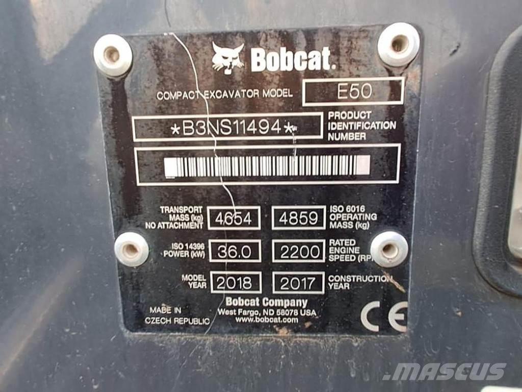 Bobcat E50 Mini bageri <7t