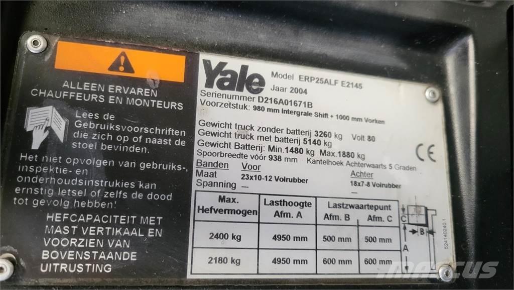 Yale ERP25ALF Električni viličari