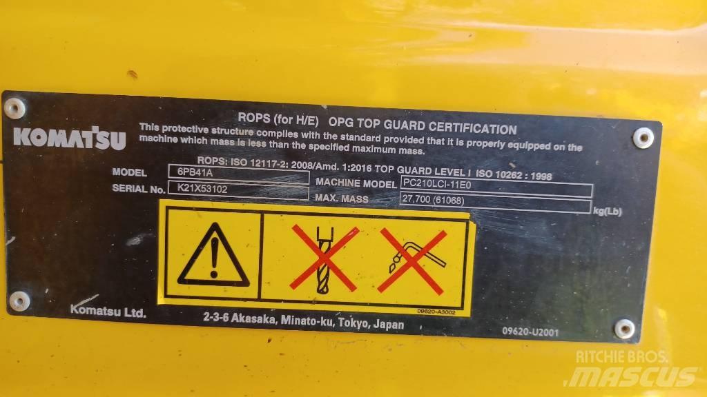 Komatsu PC210LCi-11 Bageri gusjeničari