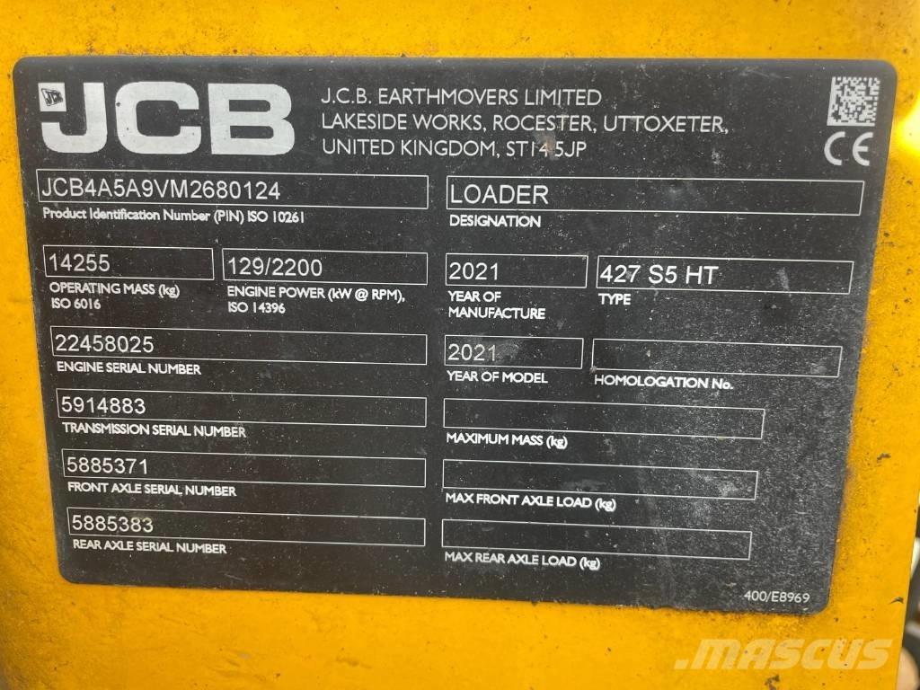 JCB 427 HT Utovarivači na kotačima