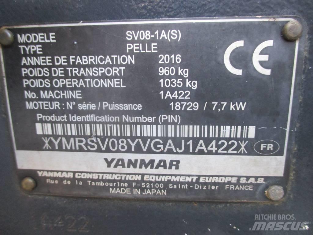 Yanmar SV 08-1 A Mini bageri <7t