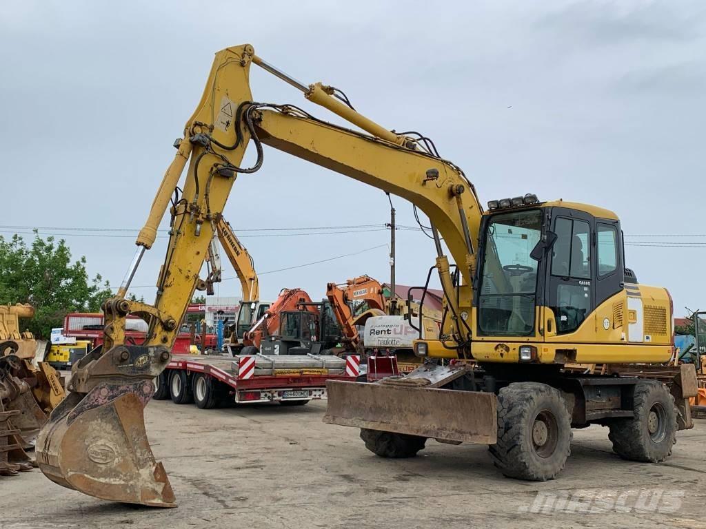 Komatsu PW 140-7 Bageri na kotačima