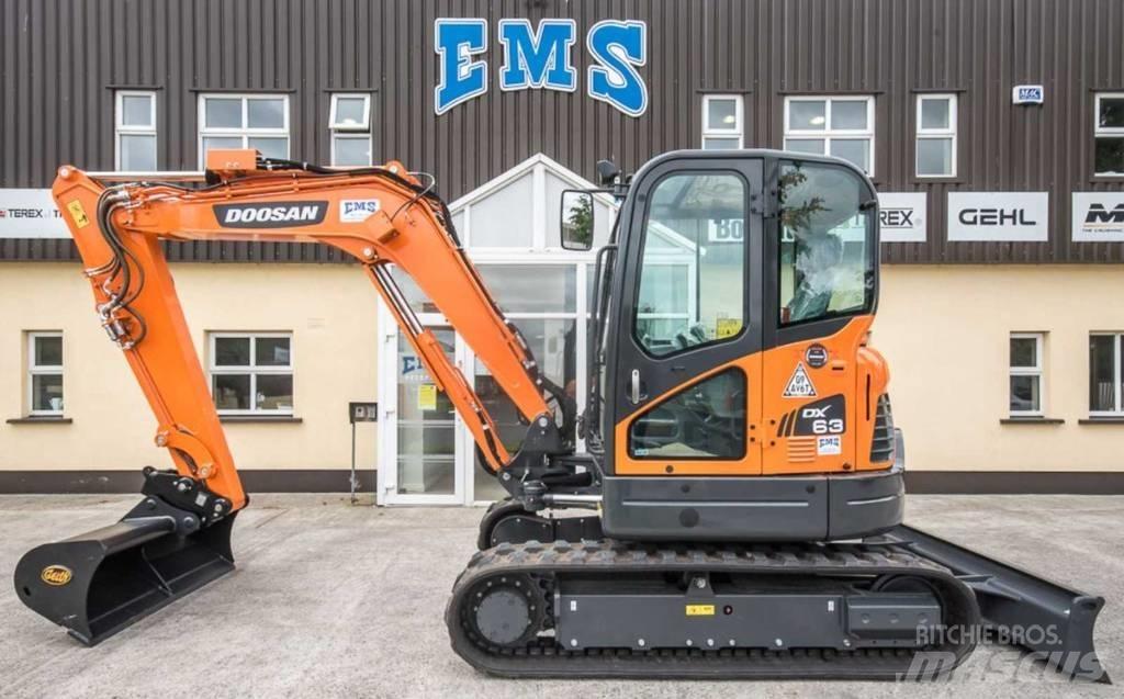 Doosan DX 63-3 Mini bageri <7t