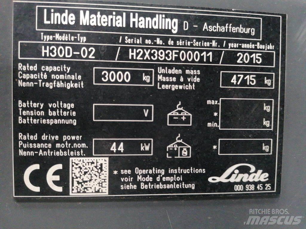 Linde H30D-02 Dizelski viličari