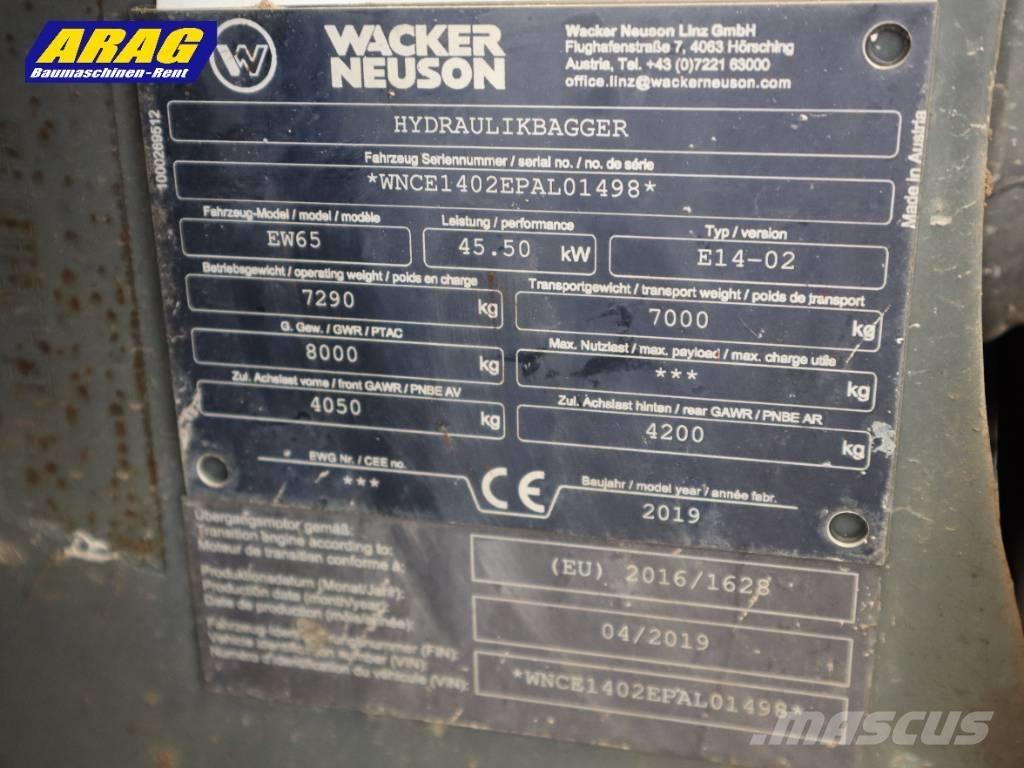 Wacker Neuson EW 65 Bageri na kotačima