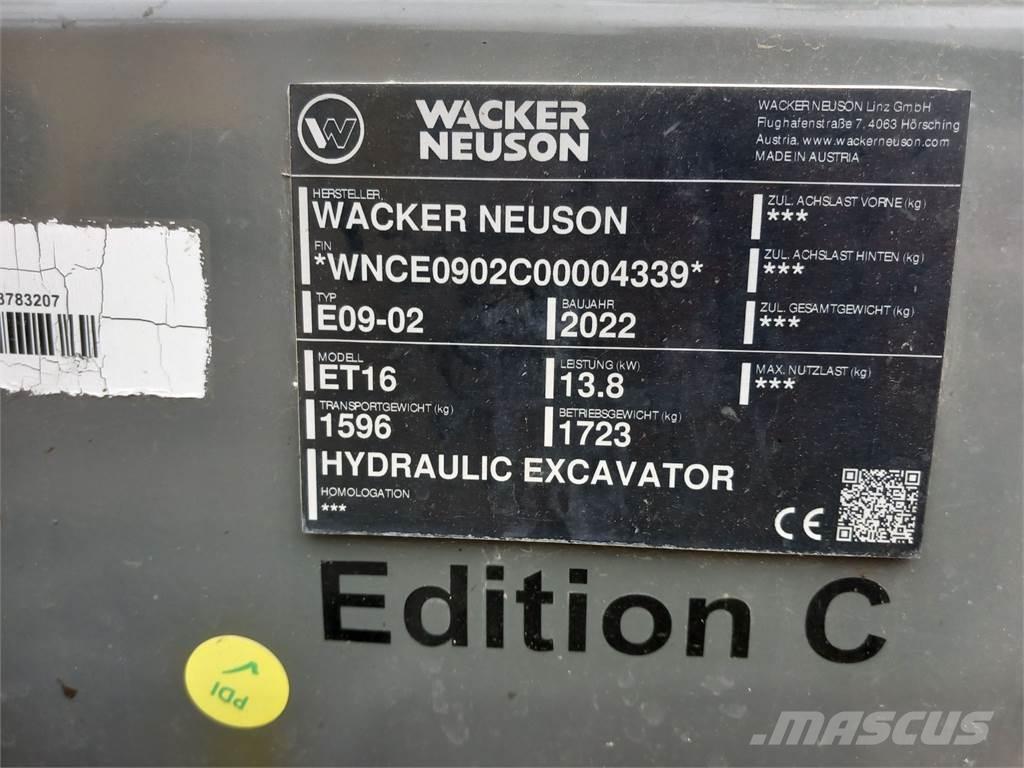 Wacker Neuson ET16 Bageri gusjeničari