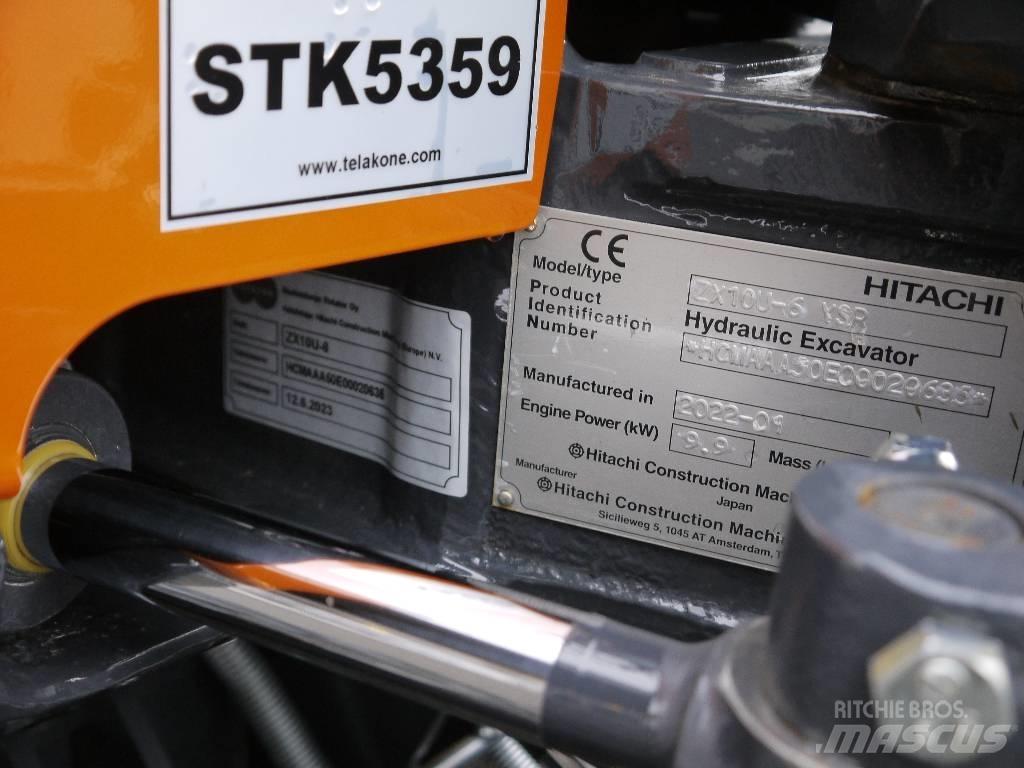 Hitachi ZX 10 U-6 Mini bageri <7t