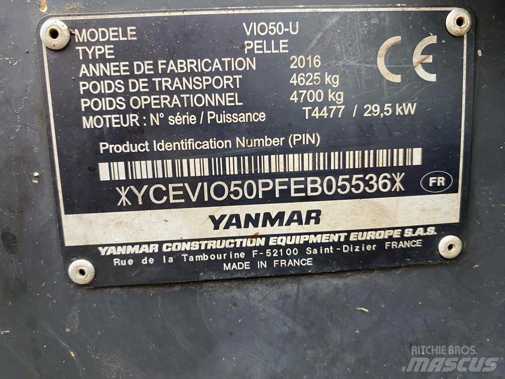 Yanmar Vio 50 U Mini bageri <7t
