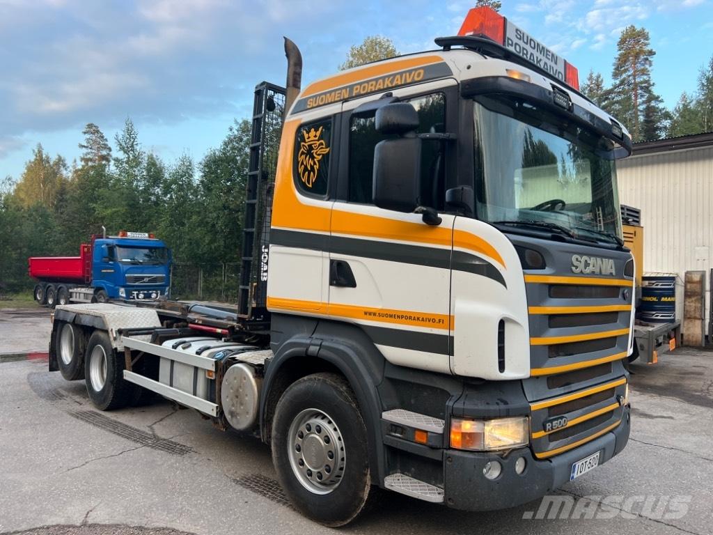 Scania R 500 Rol kiper kamioni s kukama za dizanje
