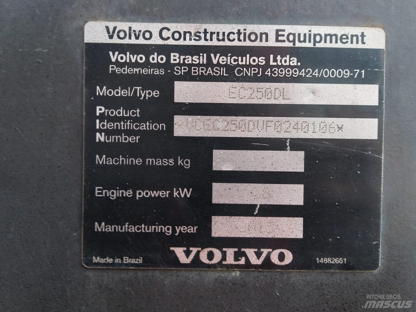 Volvo EC 250 D L Bageri gusjeničari