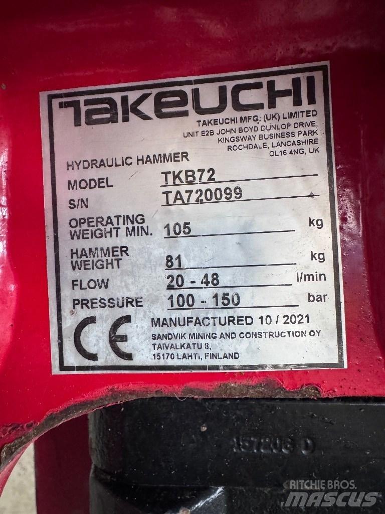 Takeuchi TB 219 Mini bageri <7t