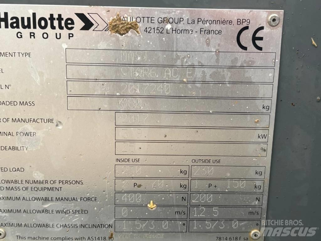 Haulotte Star 6 Vertikalne radne podizne platforme