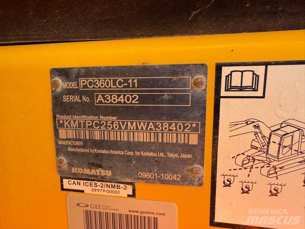 Komatsu PC360LC-11 Bageri gusjeničari